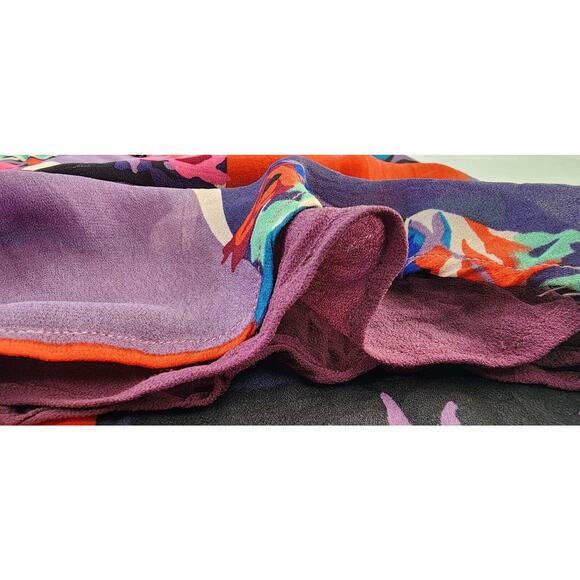 Anthropologie Maeve Top Womens Small Floral Color Block Lined Boho Tank Blouse - Picture 7 of 9